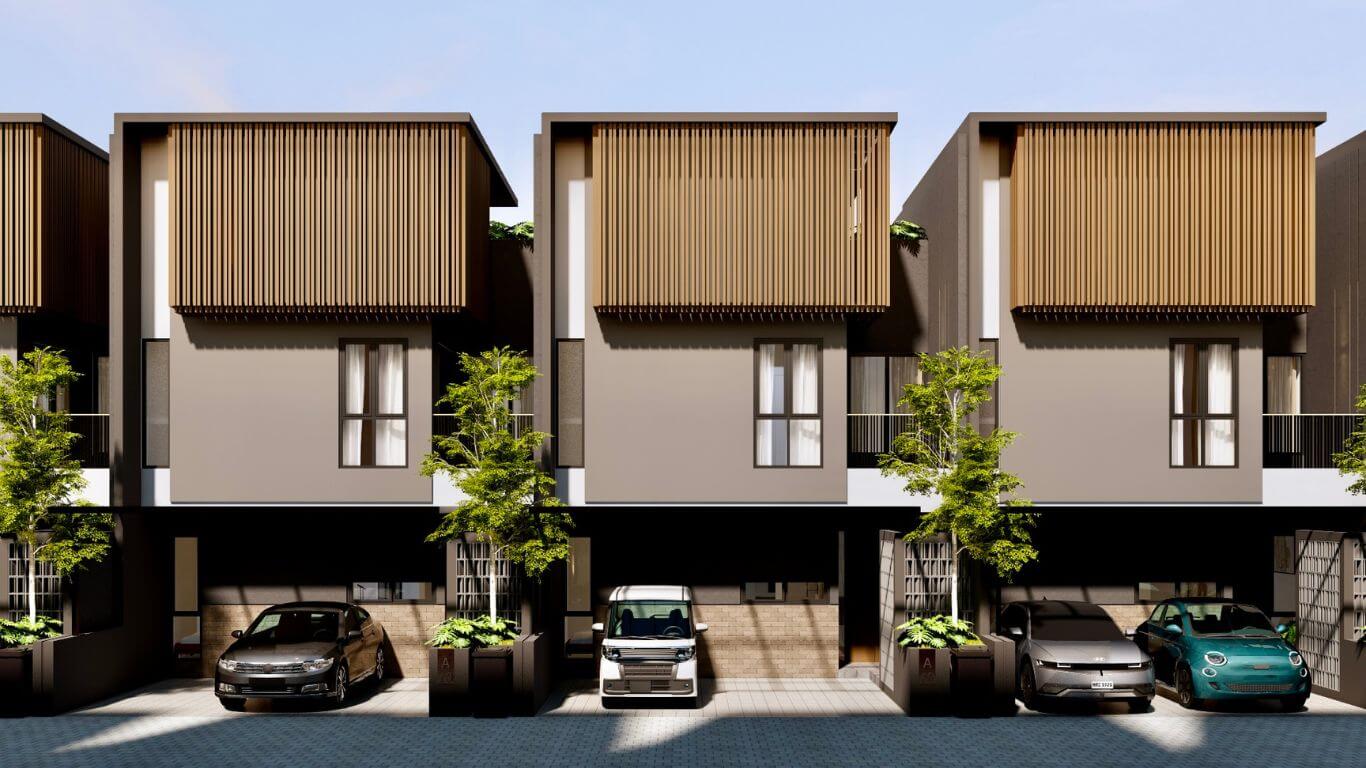 Tampak Depan Beverlyne Park 3d