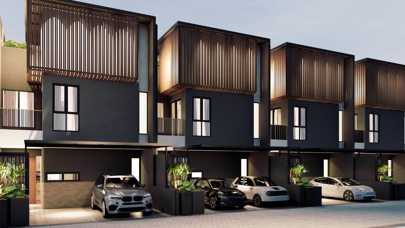 Tampak Depan Beverlyne Park 3d